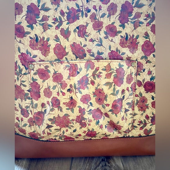 Rose Patricia Nash Tote | 100% Leather | Designer | Excellent Used Condition - Picture 7 of 13